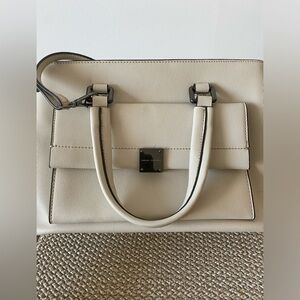 Armani Exchange beige purse